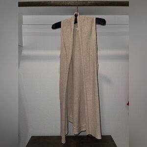 CAbi Cream Knit Open Cardigan